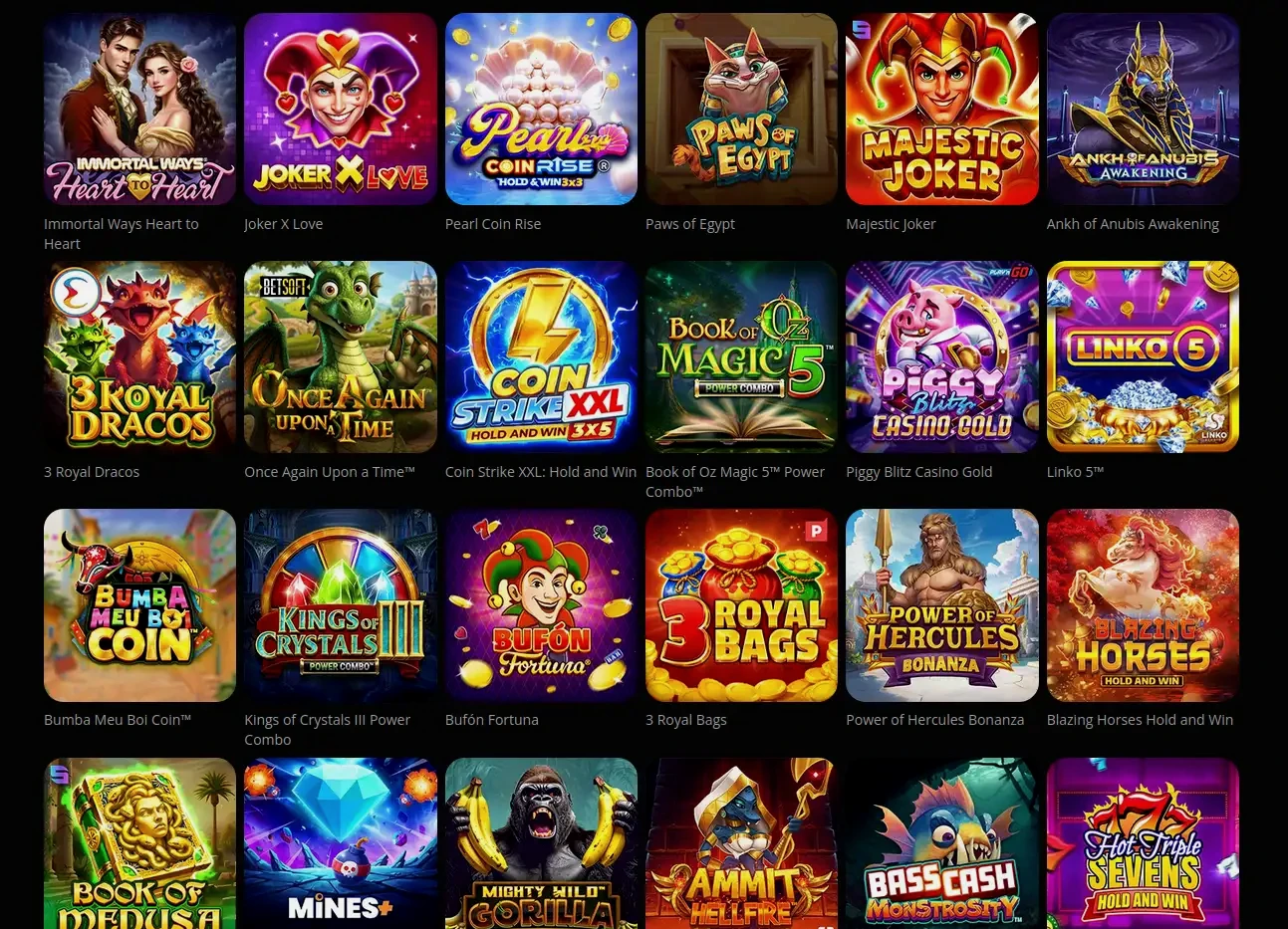 Interface de l'application mobile Betclic avec slots et live casino