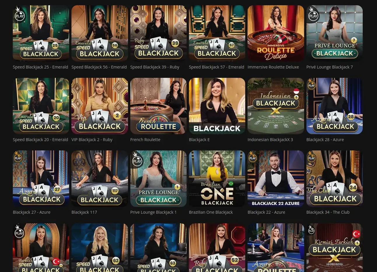 Catalogue de jeux Betclic casino en ligne